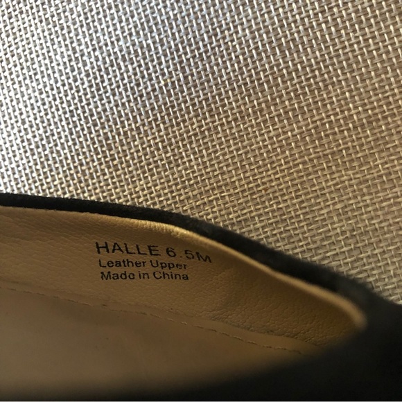 BOTKIER New York Halle black suede slingback block round heel sandal pump 6.5 - Picture 6 of 9